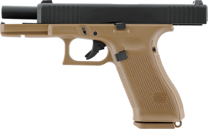 GLOCK 17 Gen5 French Edition Pistol Airsoft GreenGas BlowBack [4]