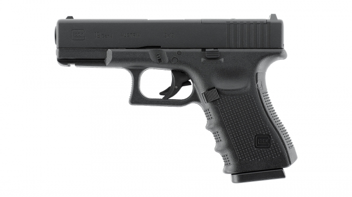 Set Pistol Airsoft Glock 19 Gen4 MOS +cutie transport +CO2 si bile [2]