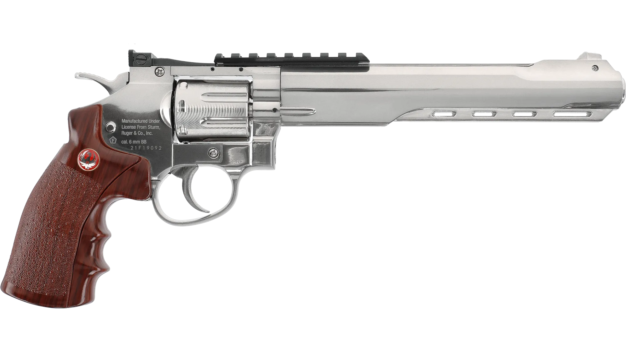 Pistol Airsoft Ruger SuperHawk 8" 4Joules Full Metal Argintiu [3]