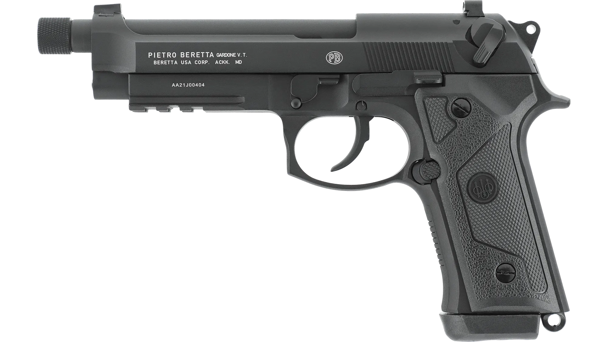 Set Pistol Beretta M9A3 Full Metal BlowBack Negru GreenGas + 1000 bile + 1 tub GreenGas + cutie de transport [2]