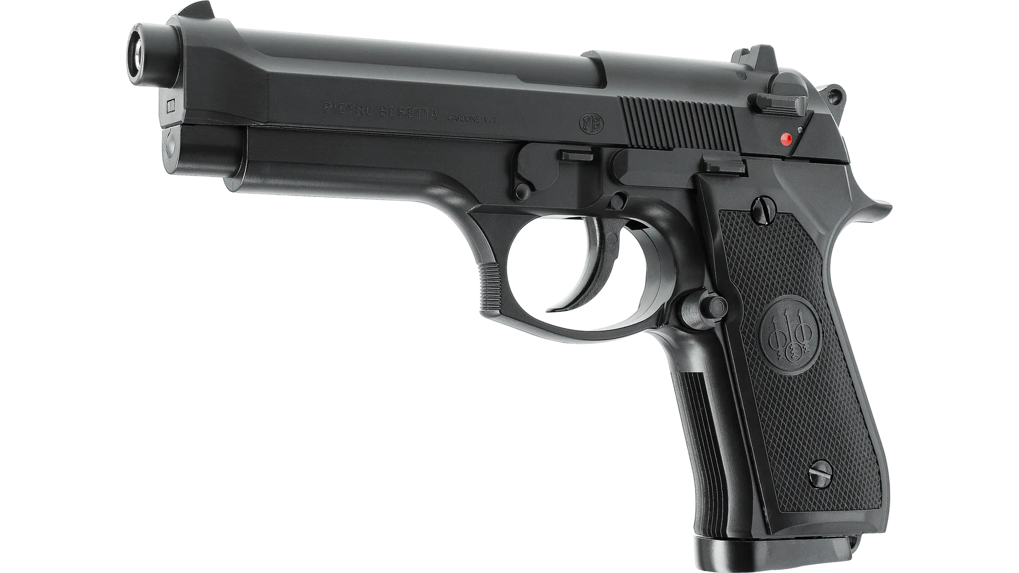 Set complet Pistol Beretta Mod. 92 FS NBB CO2 + 1000 bile + 10 capsule CO2 + cutie de transport [7]