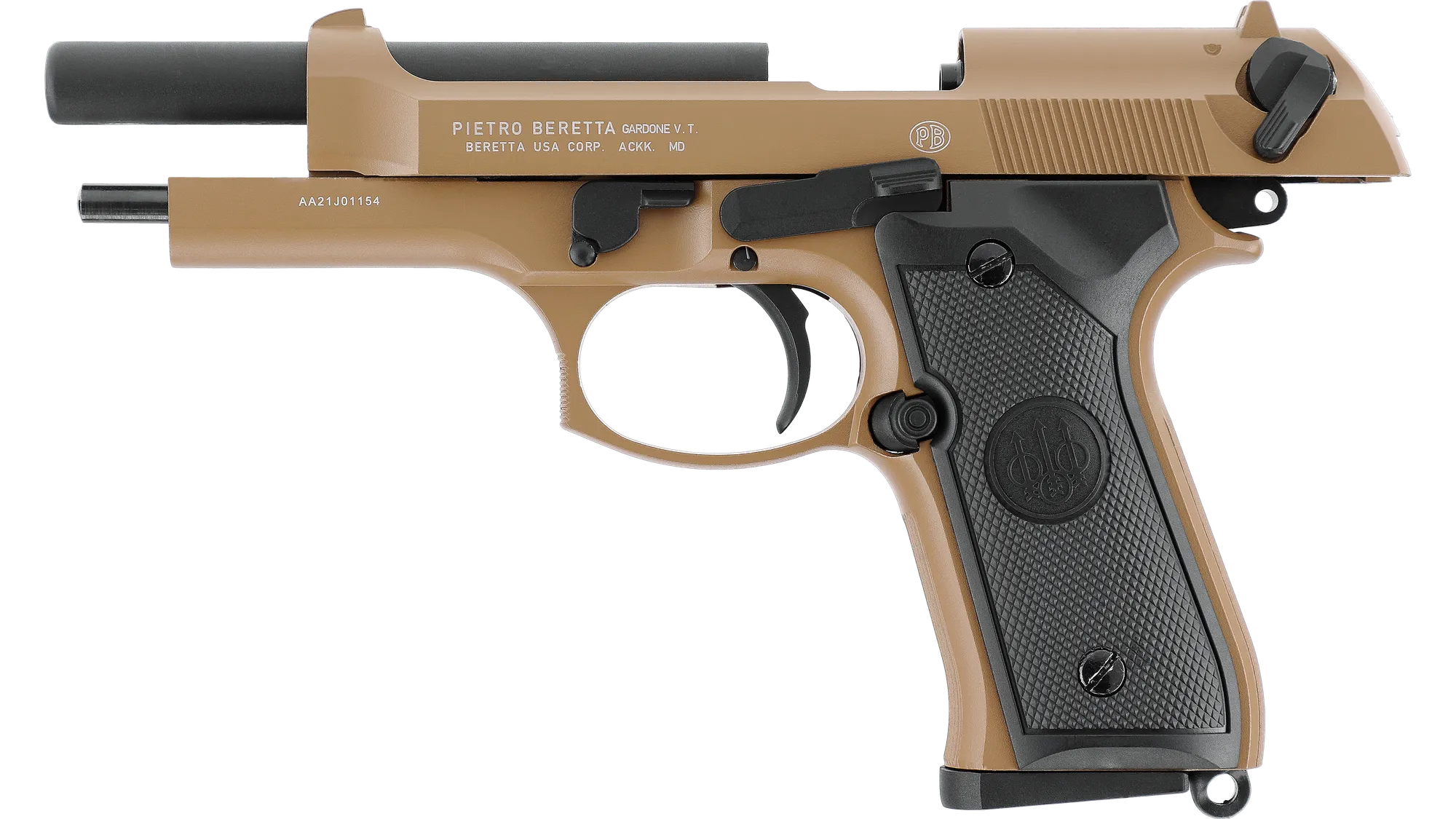 Beretta MOD. 92 Tan Full Metal GreenGas Umarex [4]