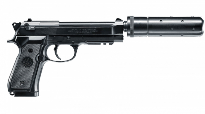 Pistol Beretta MOD. 92A1 BLK Tactical cu Amortizor +baterie si charger incluse [3]