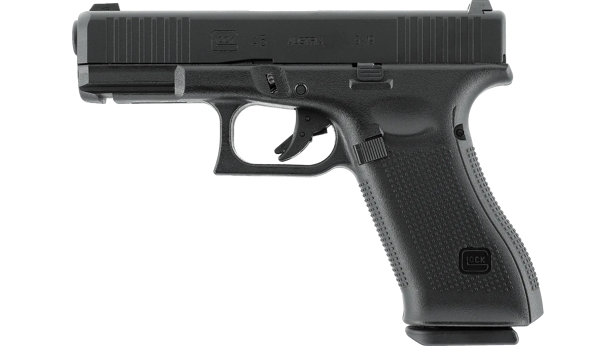Set Pistol GLOCK 45 BlowBack GreenGas + 1000 bile + 1 tub GreenGas + cutie de transport [2]