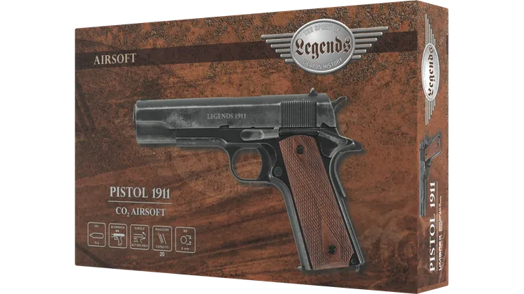 Pistol Legends 1911 Vintage CO2 - Antique finish [3]