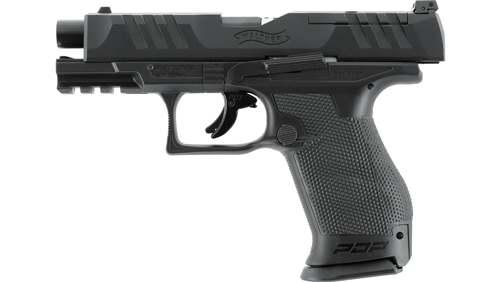 Pistol paintball T4E Walther PDP Compact 4" CO2 Black [3]
