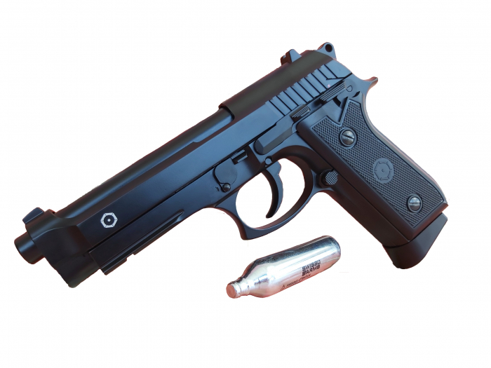 Pistol PT92 Full Auto Blowback Full Metal [4]