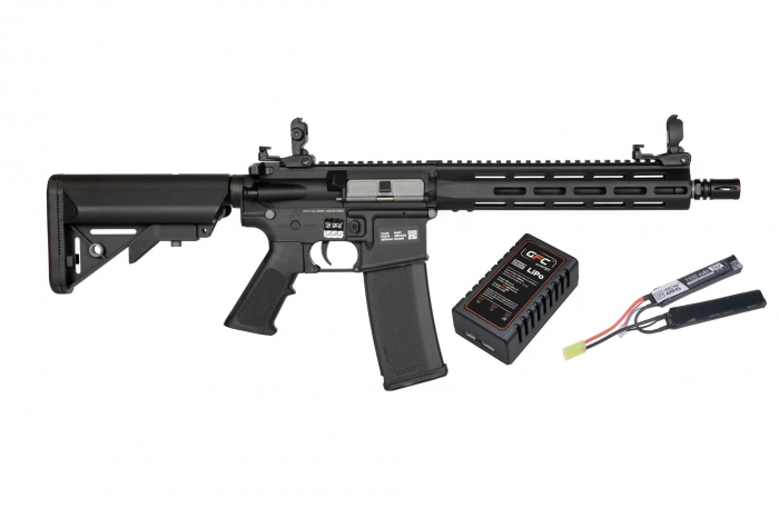 Set Complet Arma de asalt M4 SA-F03 FLEX+ Smart charger LiPo cu baterie si bile [2]