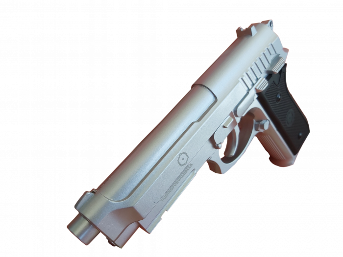Set Complet Pt92 GNBB Silver Upgradat 4j Cybergun [4]