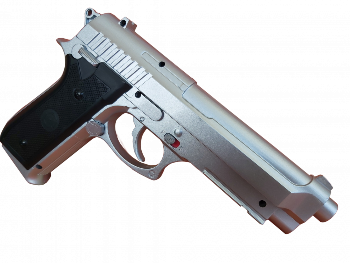 Set Complet Pt92 GNBB Silver Upgradat 4j Cybergun [3]