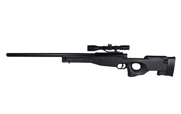 Sniper Airsoft Mauser Negru SR cu Luneta [2]