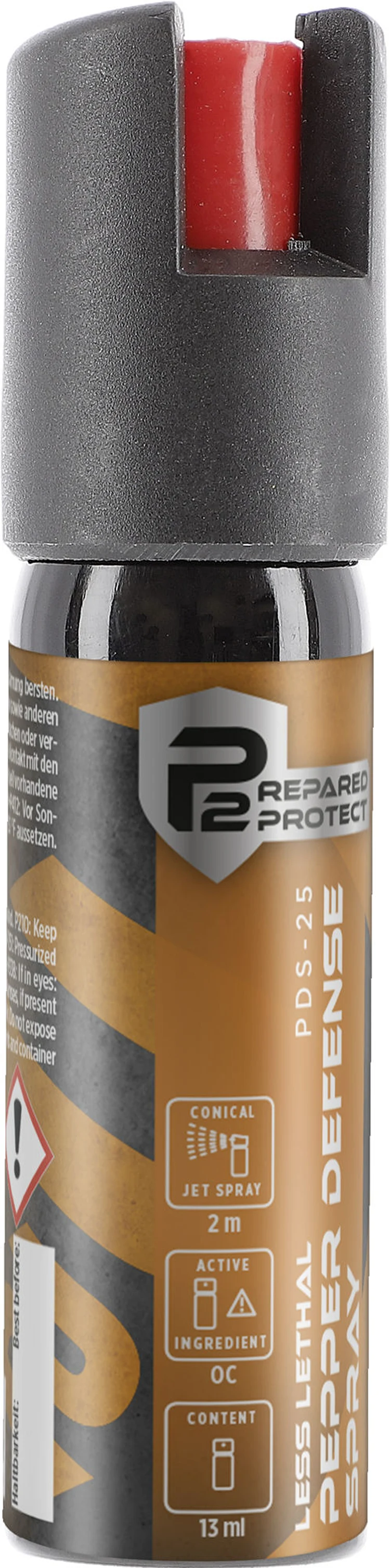 P2P PDS-25 Spray cu Piper autoaparare - jet conic 13 ml [2]