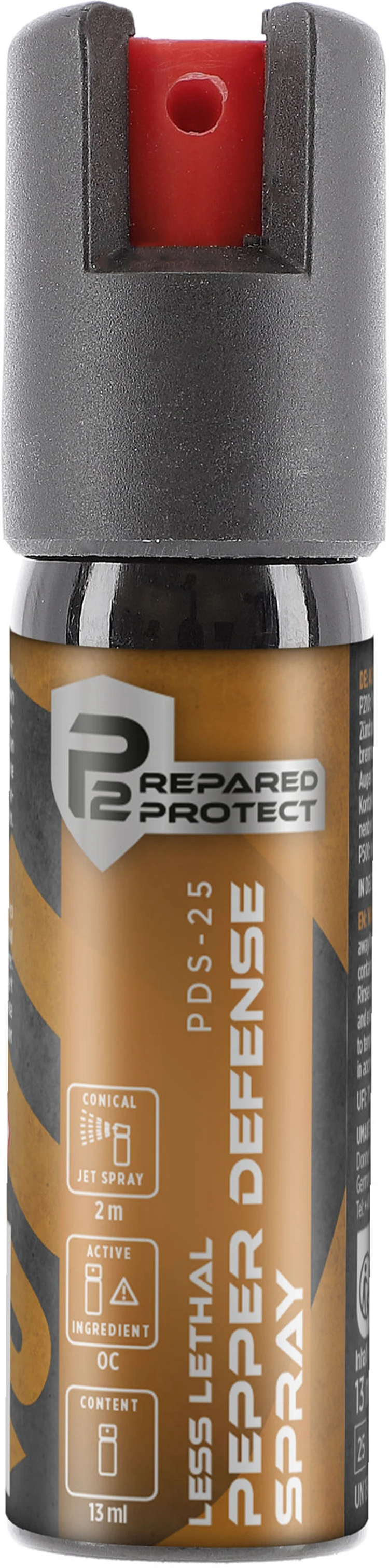 P2P PDS-25 Spray cu Piper autoaparare - jet conic 13 ml [6]