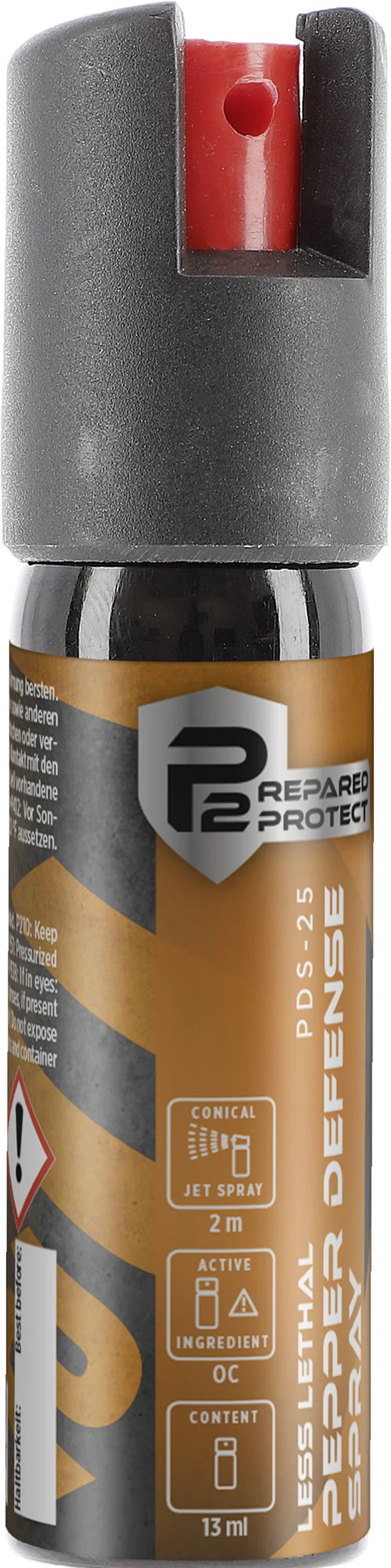 P2P PDS-25 Spray cu Piper autoaparare - jet conic 13 ml [4]