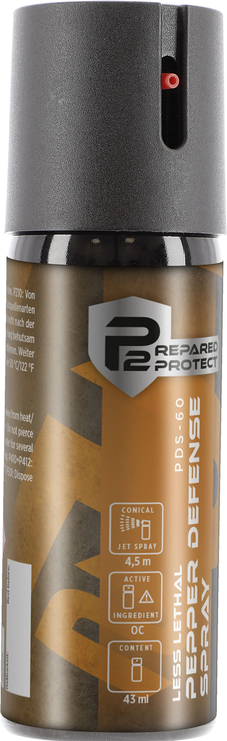 P2P PDS-60 Pepper Spray autoaparare - jet conic, 43 ml [3]