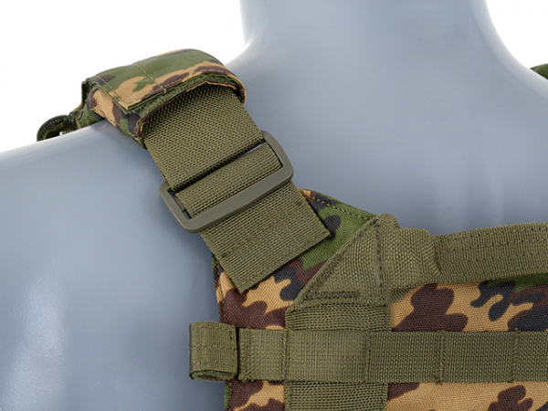 Vesta Ultimate Operator Plate Carrier cu buzunare - woodland [4]
