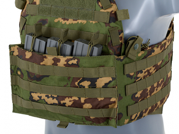 Vesta Ultimate Operator Plate Carrier cu buzunare - woodland [3]