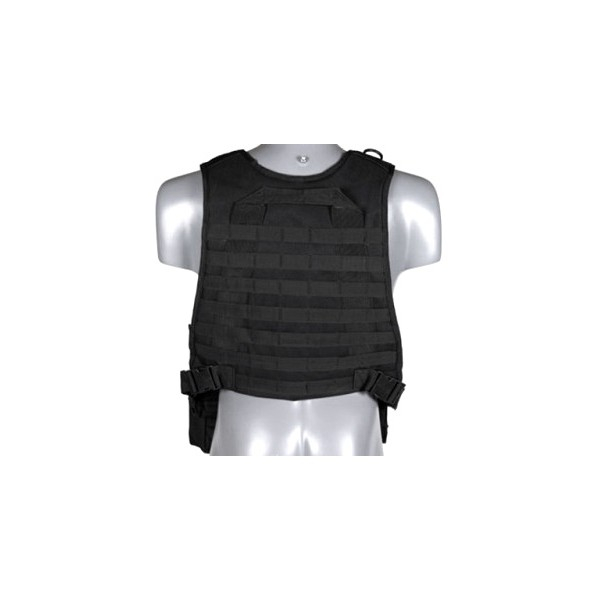 Vesta Airsoft Plate Carrier Harness cu buzunare - Black [6]