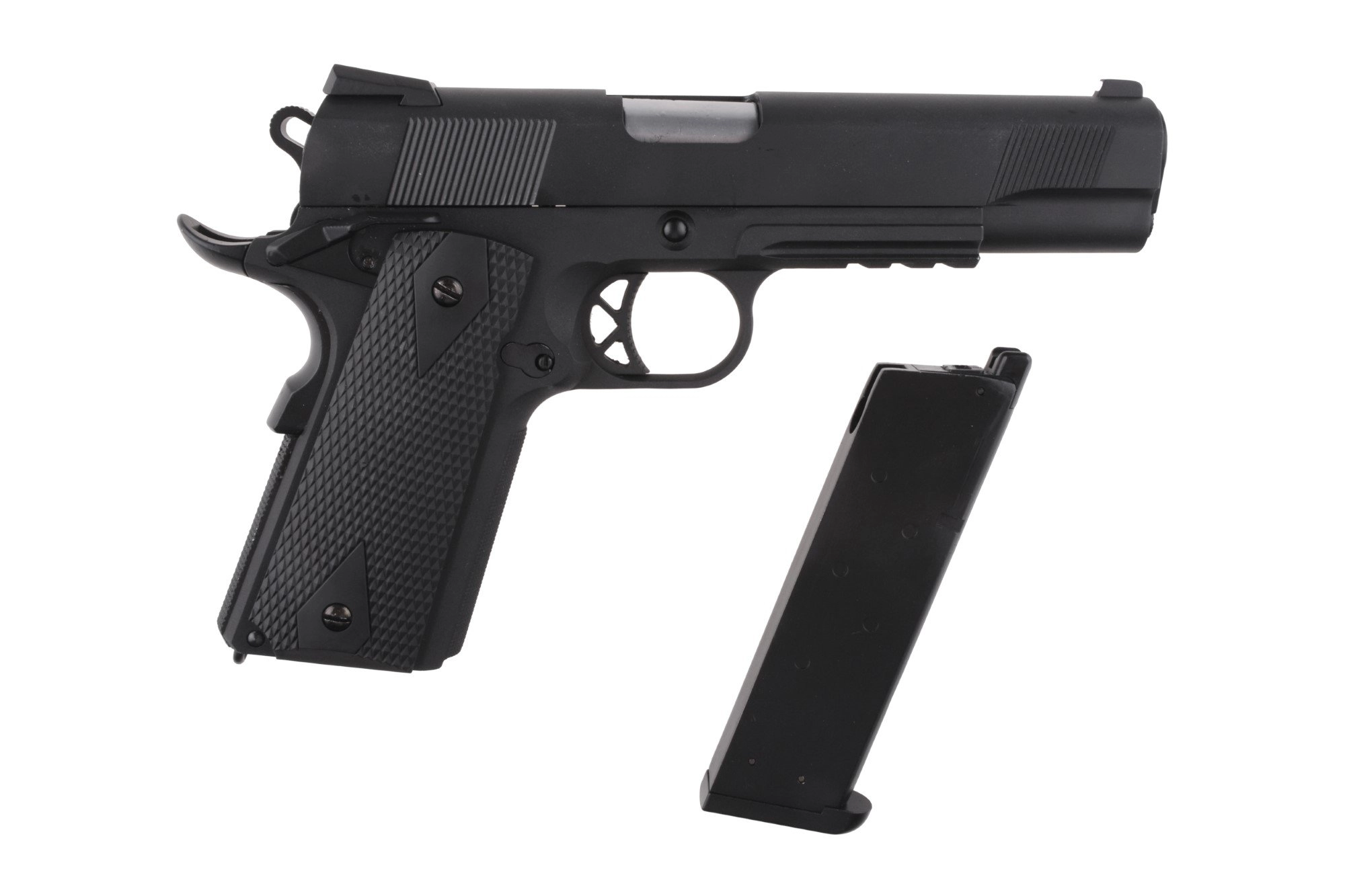 Pistol airsoft We Tactical  Full Metal Cu Blow-Back pe Green Gas [9]