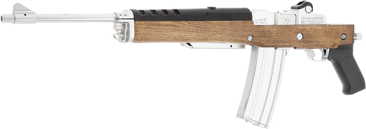 Ruger Mini-14 Pusca Airsoft Full metal si lemn GBB [15]