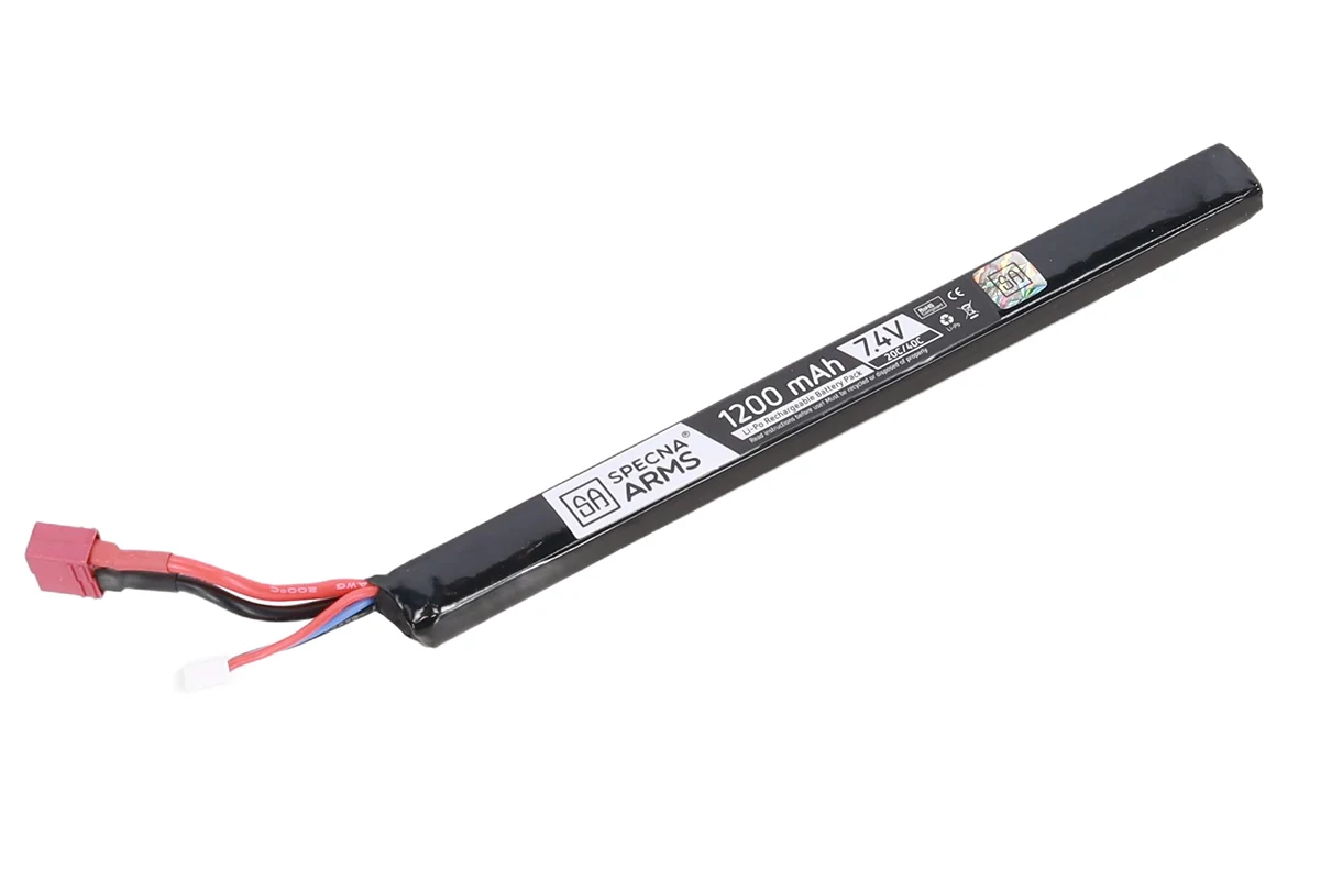 Acumulator LiPo 7.4V 1200mAh 20C/40C (Under AK Dust Cover) DEANS / T-connect
