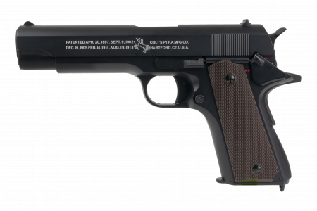 Pistol Electric Colt 1911 Black Slide Metalic Full Auto [1]