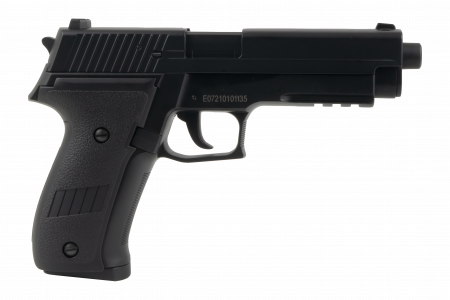 Pistol Navy Electric Black Metalic Full Auto [1]