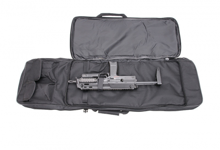 Echipament Airsoft - Geanta transport 96 Cm neagra cu doua buzunare mari