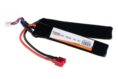 Acumulatori /alimentatoare si accesorii - Baterie Double stick battery Swiss arms LIPo 7.4V 1100mAh T-Dean 25C /C