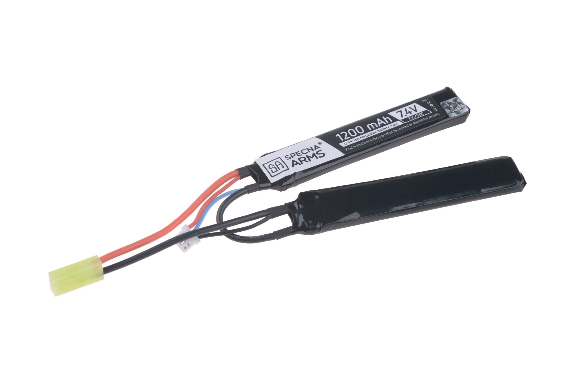 Acumulatori /alimentatoare si accesorii - Baterie Duble Stick LiPo  7,4V 1200mAh 15/30C - Tamiya