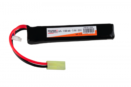 Acumulatori /alimentatoare si accesorii - Baterie stick Li-Po 1100mAh 7.4V 25C - Tamiya Min