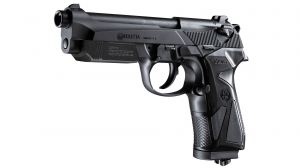 Set pistol Beretta 90TWO Co2 Metall Slide GNBB + 10 capsule CO2 + 1000 bile + Cutie de transport [1]