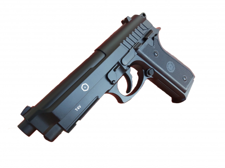 SET Complet Pistol Airsoft CO2 PT92 ABS -Upgraded 4J NBB [2]