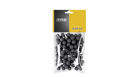 Munitie Paintball - Bile de cauciuc T4E RUB cal .50 x100