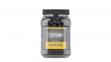 Munitie Paintball - Bile de cauciuc Practice Paintball T4E RUB cal .50 borcan 500