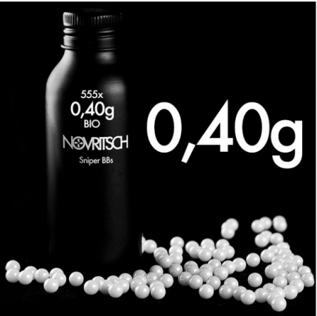 0.40 grame - Bile Sniper 0.40g NON Bio 555bucati -Novritsch