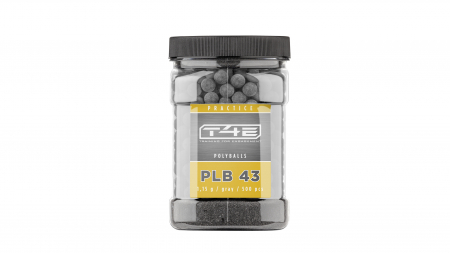 Munitie Paintball - Bile T4E PLB .43 x500