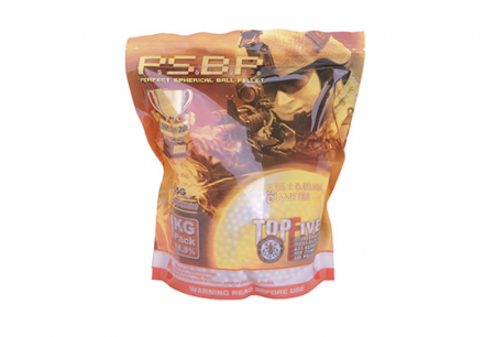 0.25 grame - Bile  G&G Armament 0,25G  1 KG albe