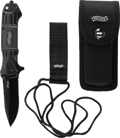 Briceag Walther BTK cu spargator geam si husa cadou [3]