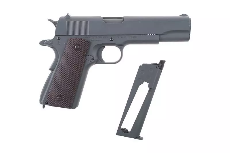 Pistol Colt 1911 100th Anniversary Parkerized Full Metal BlowBack [12]