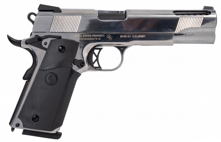 Colt 1911 Ported GreenGas Silver Full Metal BlowBack [2]