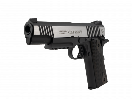 Pistol COLT 1911 Rail Gun Dual Tone Blowback Full Metal CO2 [1]