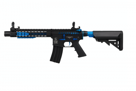 Arme de Asalt - Colt M4 Blast Blue Fox Ed Limited Edition Full Metal Mosfet + Baterie si charger