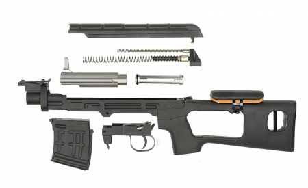 Pachet Sniper Airsoft SVD Dragunov Full Metal Upgraded Version set Luneta 1000 bile [16]