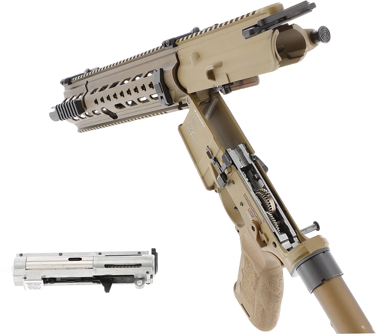 Heckler & Koch G95K Pusca airsoft full auto AEG green-brown [10]