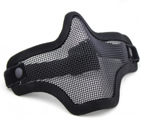 Echipament Airsoft - Masca protectie tip botnita , plasa otel