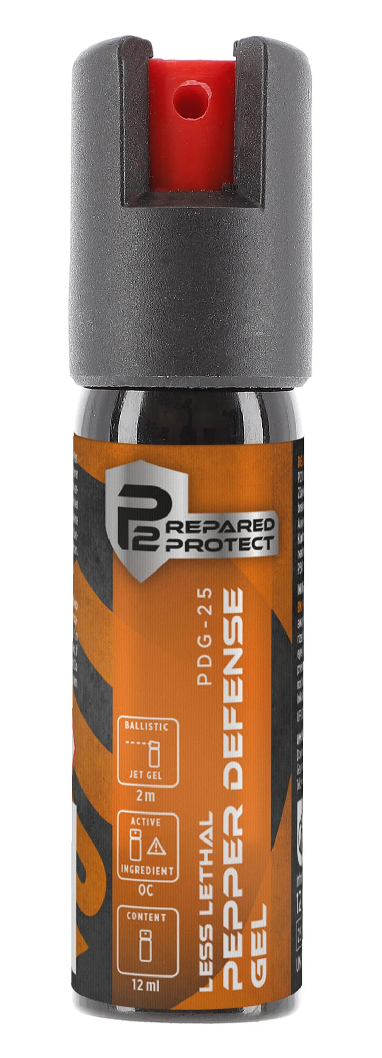 P2P PDG-25 Pepper Gel spray autoaparare - jet ballistic 12 ml [4]