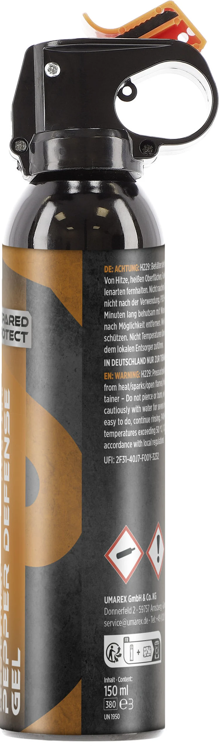 P2P PDG-380 Pepper Gel spray autoaparare - jet ballistic 150 ml [4]