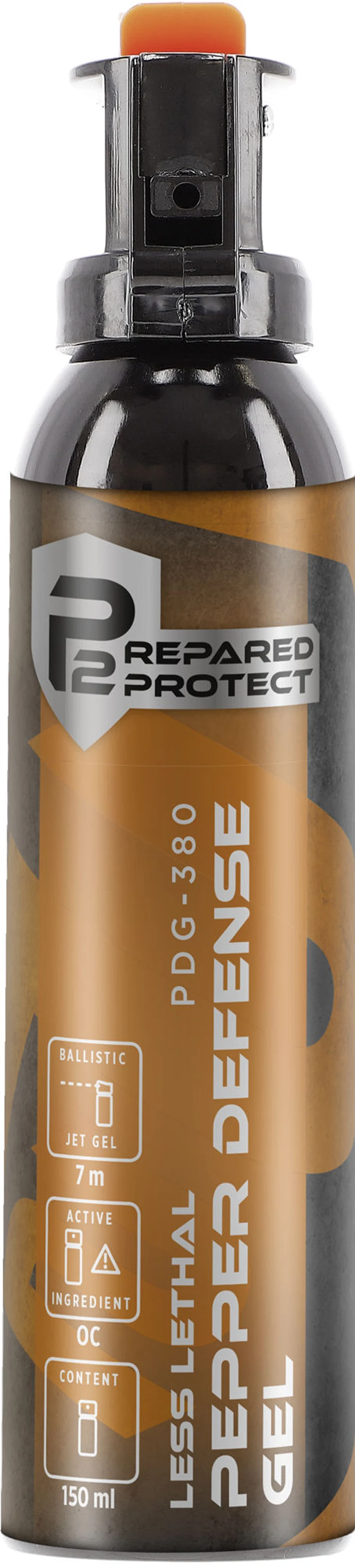 P2P PDG-380 Pepper Gel spray autoaparare - jet ballistic 150 ml [3]