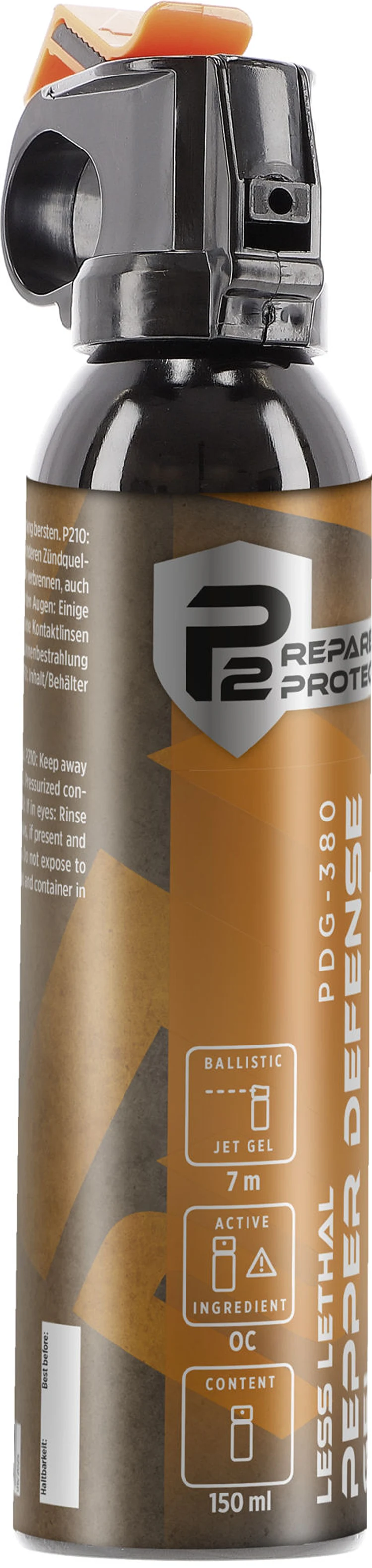 P2P PDG-380 Pepper Gel spray autoaparare - jet ballistic 150 ml [1]